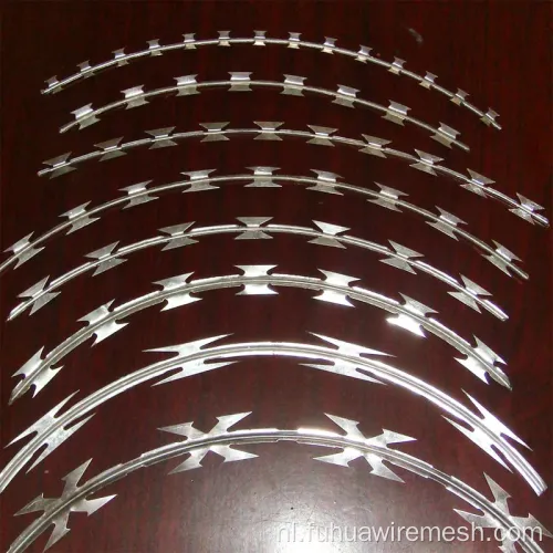 Veiligheidsmesh hek concertina scheermesje draad